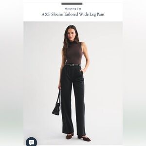 Abercrombie Sloan Wide Leg Pant
